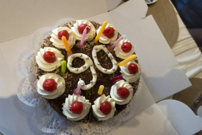 The birthday cake: Schwarzwälder Kirschtorte