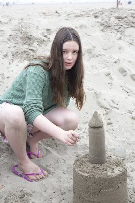 Josie sculpting