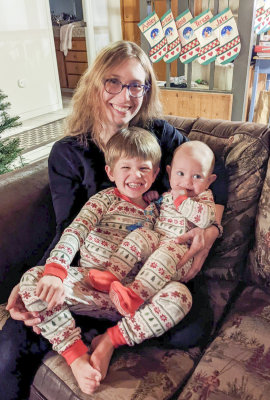 Ashley and her sons