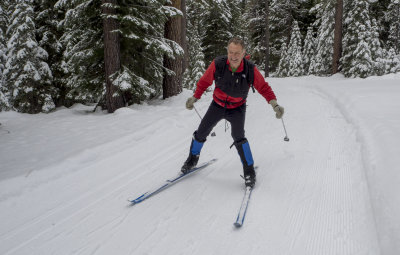 Nonno skate skiing