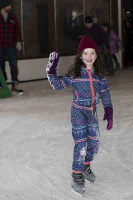 Johanna on skates