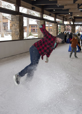 Kyle showing off his skills