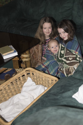 Baby Jesus gets to leave the manger