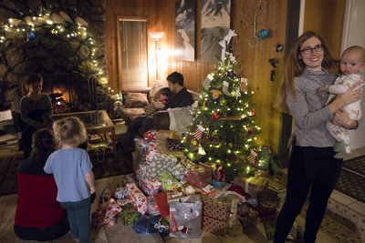 Christmas Eve unwrapping begins