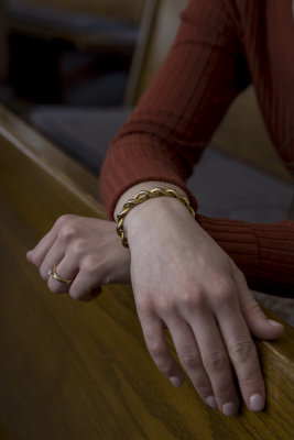 Gold bracelet inherited from Dorothea Grompe