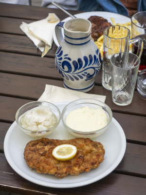 Kochksschnitzel mit Musik