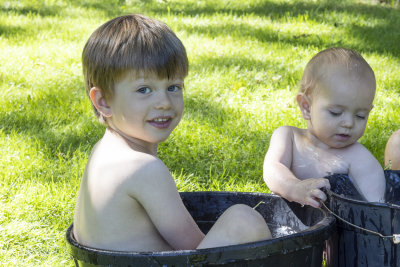 Backyard swim hole