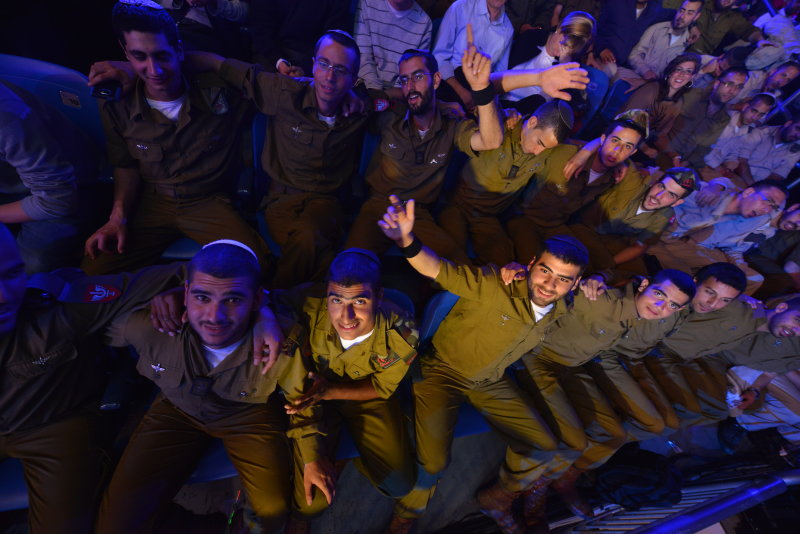 IDF Haredi Soldiers celebrating
