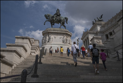 From the Altare della Patria...