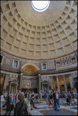 Inside the Pantheon...