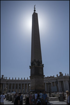 Obelisk at St.Peter`s....