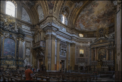 From the jesuit church Gesu...