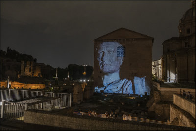 Forum Romanum at night...