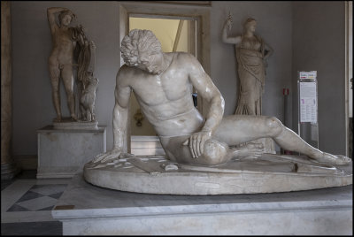 From Musei Capitolini. (The dying gaul)