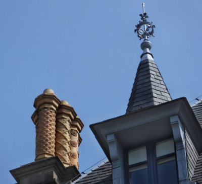  Grand Ducal Palace spire and chimneys