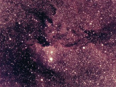 NGC6188 Fighting Dragons Ara, 60 secs exposure with 280mm unguided itelescope at Bathurst NSW