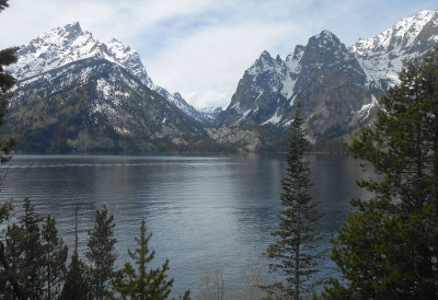 Lake Jenny Tetons and Cascade Canyon