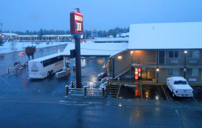 Snowy Morning in West Yellowstone