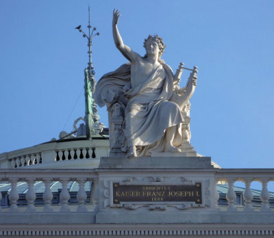 Hofburg Theatre statue