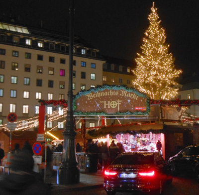 Am Hof Xmas Market lights