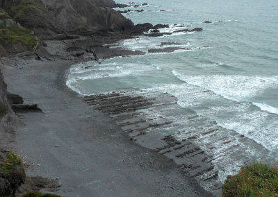  Hartland Quay coastline and beach 