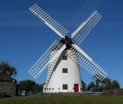 Melin Llynon windmill refurbished and working