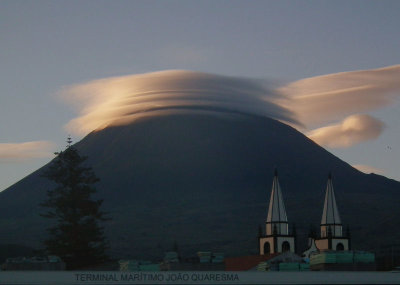 Clouds over Mount Pico