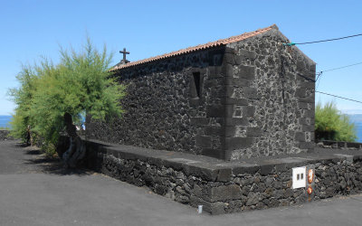 Basalt Church rear, Pico island