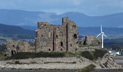 Piel Castle from Walney Island