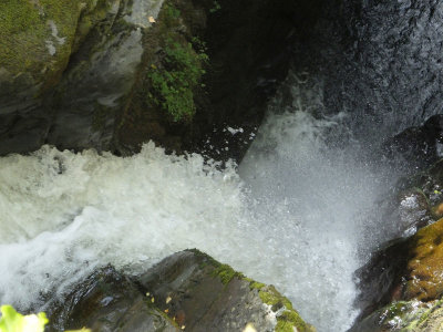 Aira Force waterfall from bridge