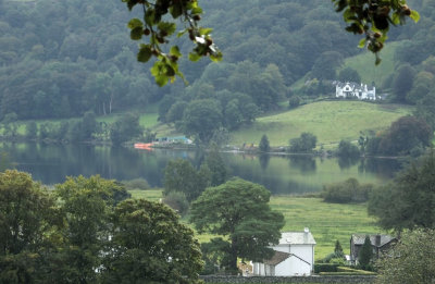 View from Wordsworths home at Allan Bank towards Grasmere