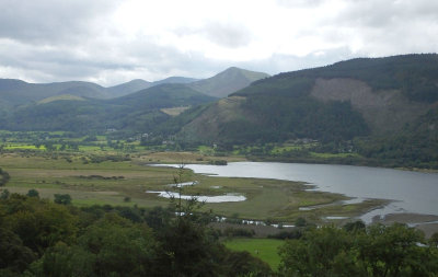 Bassenthwaite Lake from Mirehouse gardens lower osprey viewing point