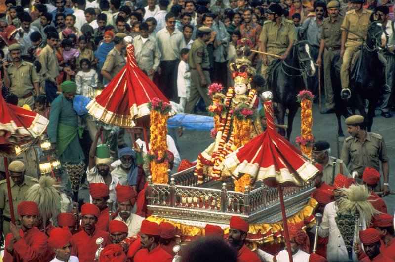 Gangaur festival procession, Jaipur