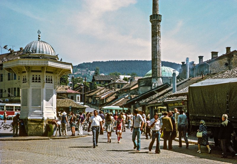 Sarajevo before the Balkans conflict