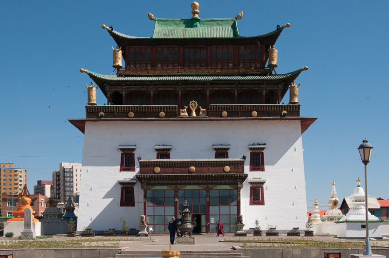 Gandan Khiid (Monastery), spared by the Communist purges of the 1930s