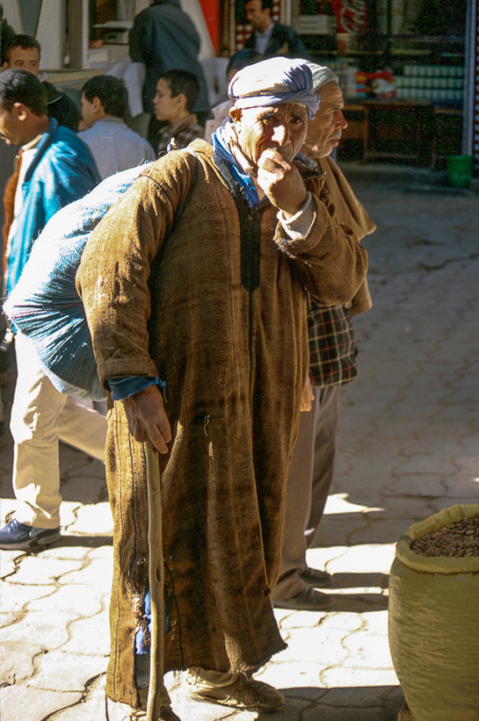 Faces in the Mellah, the decaying Jewish quarter of Meknes