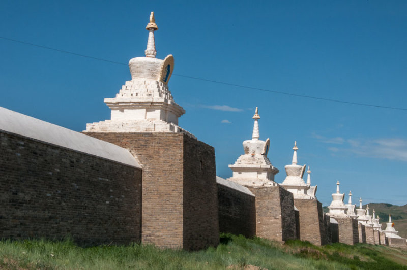 Outside the walls of Erdene Zuu Khiid, Kharkorin, Mongolia