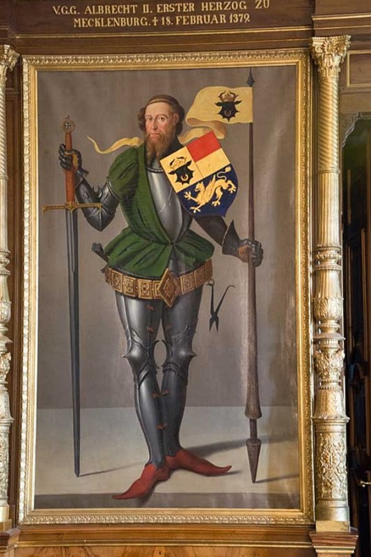 Portrait of a knight, Schloss Schwerin