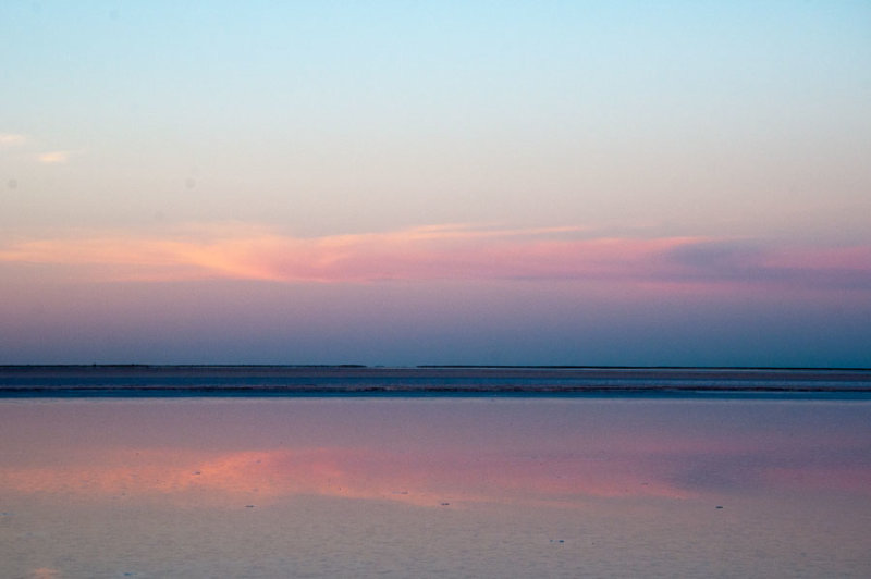 Sunset over Lake Tyrrell, northwest Victoria