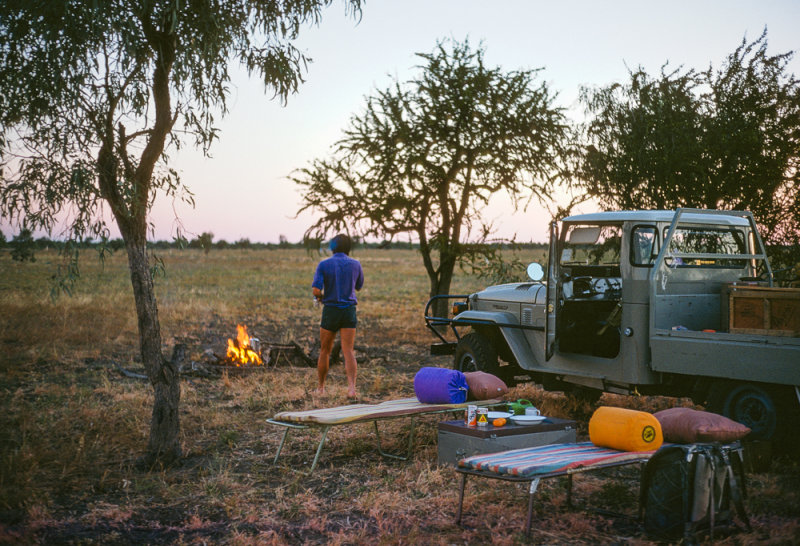 Campsite on Brunette Downs Station, Northern Territory