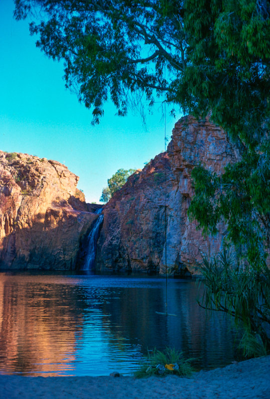 On the road in Australia's Northern Territory outback, 1975