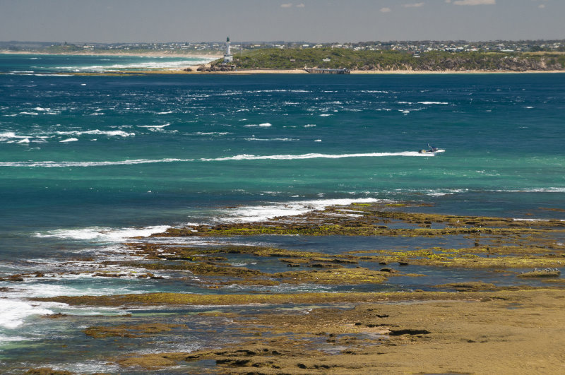 The Rip on Port Phillip Bay, seen from Point Nepean, Victoria, Australia