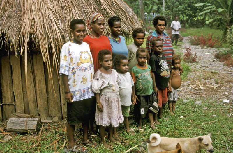 Kwamki Lama resettlement village for Papuan highlanders