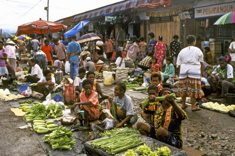 Timika market