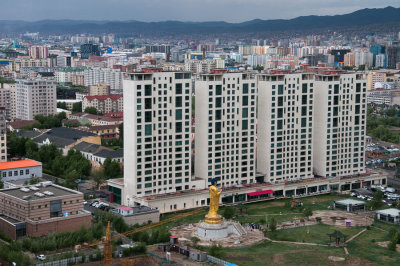 City view over Buddha Park