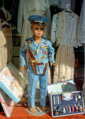 Toy soldier in a store in Al Ain