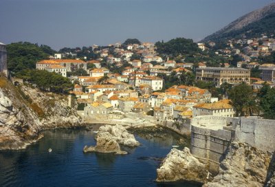 Dubrovnik on the Croatian coast, before the Balkans conflict