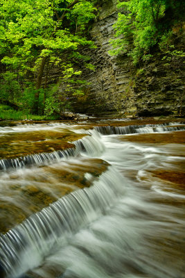 NY - Ithaca Cascadilla Gorge Waterfall Spring 2.jpg