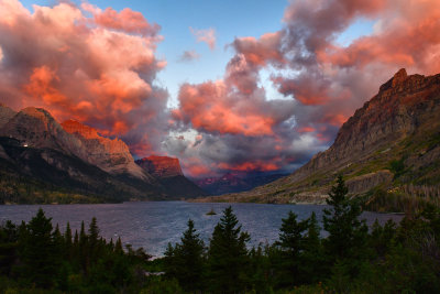 MT - Glacier NP Saint Mary Lake Stormy Sunrise 1.jpg