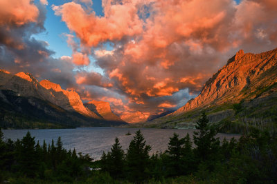 MT - Glacier NP Saint Mary Lake Stormy Sunrise 2.jpg